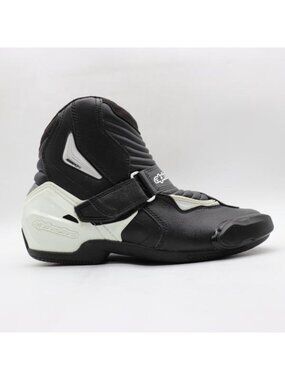 Alpinestars SMX-1 R V2 Men’s 9.5 EU 44 Motorcycle Boots Black/White